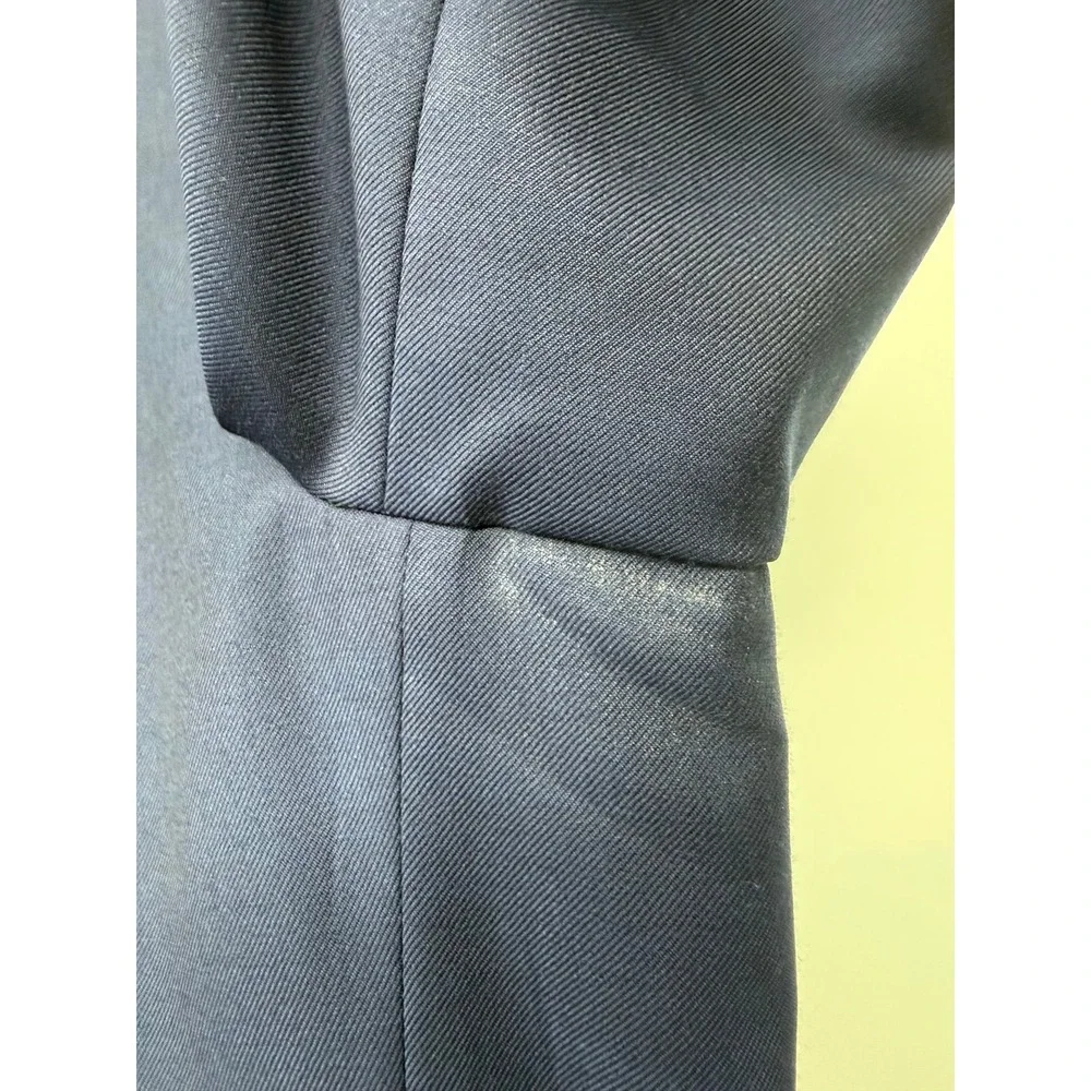 Samuelsohn 1923 Navy Custom Blazer 45S Short Super 130s Wool Skull Lining